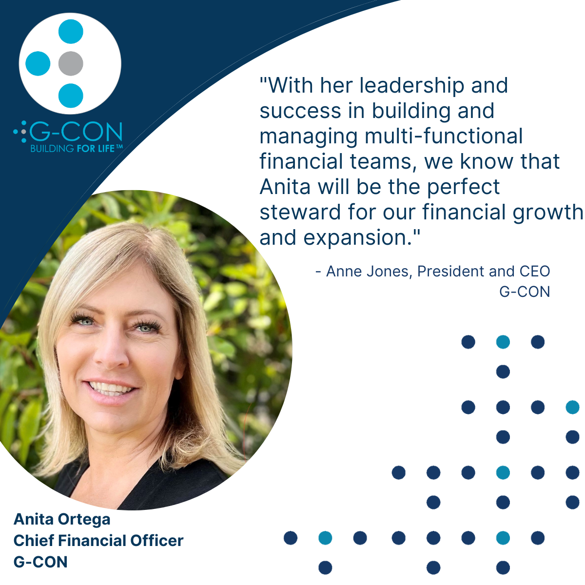 G-CON Manufacturing Welcomes Anita Ortega As Chief Financial Officer ...